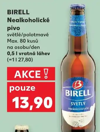 Kaufland BIRELL Nealkoholické pivo nabídka