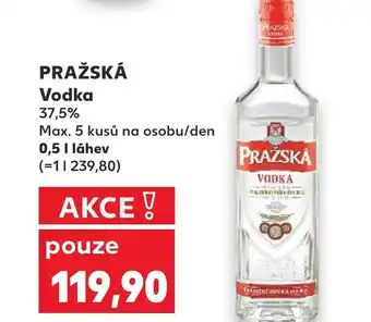 Kaufland PRAŽSKÁ Vodka nabídka
