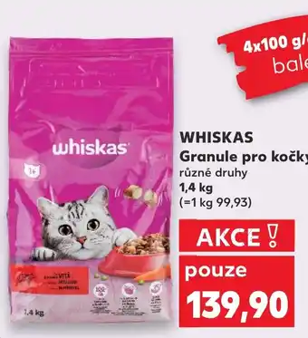 Kaufland WHISKAS Granule pro kočky nabídka