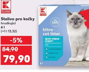 Kaufland Stelivo pro kočky nabídka