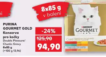 Kaufland PURINA GOURMET GOLD Konzerva pro kočky nabídka