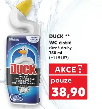 Kaufland DUCK ** WC čistič nabídka