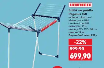Kaufland Sušák na prádlo Pegasus 150 nabídka