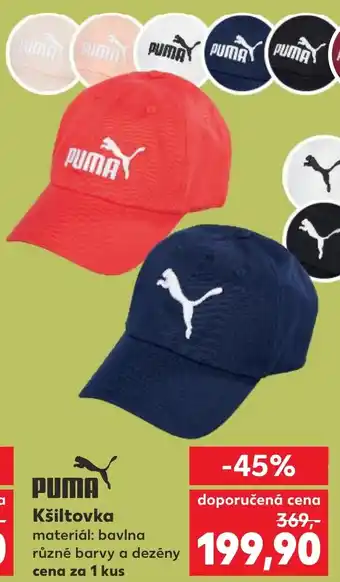 Kaufland PUMA Kšiltovka nabídka
