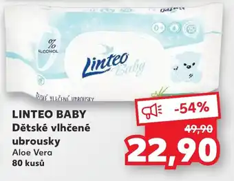 Kaufland LINTEO BABY Dětské vlhčené ubrousky nabídka