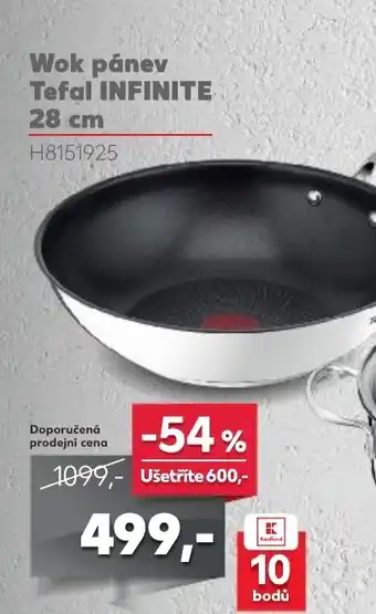 Kaufland Wok pánev Tefal INFINITE 28 cm nabídka