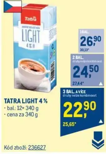 Makro TATRA LIGHT 4% nabídka