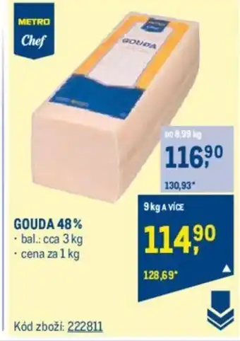 Makro GOUDA 48% nabídka