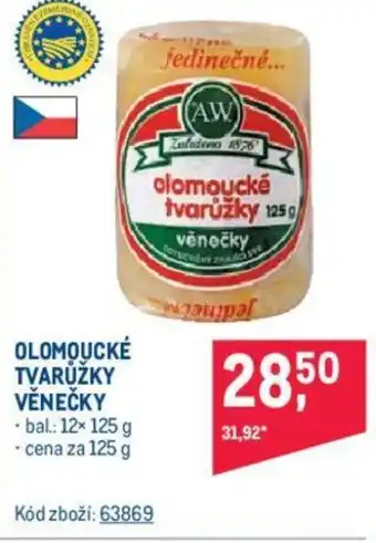 Makro OLOMOUCKÉ TVARŮŽKY VĚNEČKY nabídka