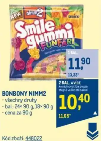 Makro BONBONY NIMM2 nabídka