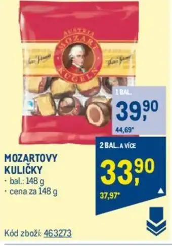 Makro MOZARTOVY KULIČKY nabídka