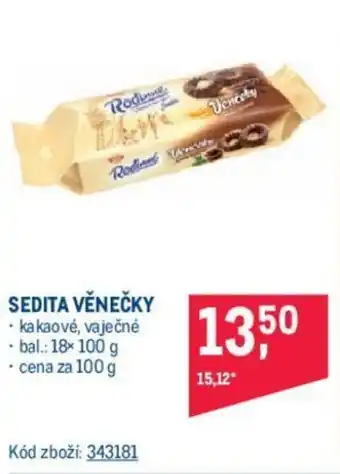 Makro SEDITA VĚNEČKY nabídka