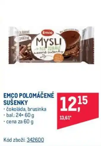 Makro EMCO POLOMÁČENÉ SUŠENKY nabídka