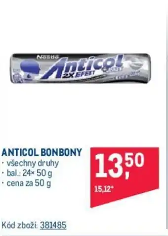 Makro ANTICOL BONBONY nabídka