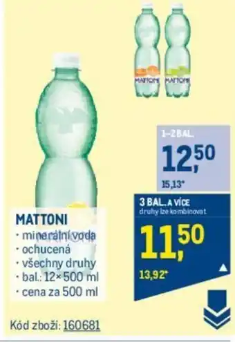 Makro MATTONI nabídka
