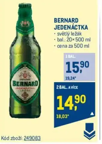 BERNARD JEDENÁCTKA