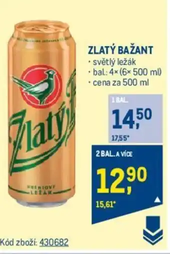 Makro ZLATÝ BAŽANT nabídka