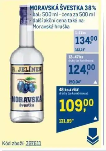 Makro MORAVSKÁ ŠVESTKA 38% nabídka