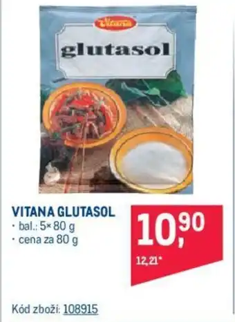Makro VITANA GLUTASOL nabídka