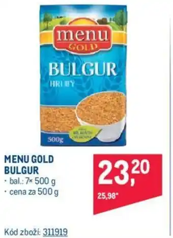 Makro MENU GOLD BULGUR nabídka