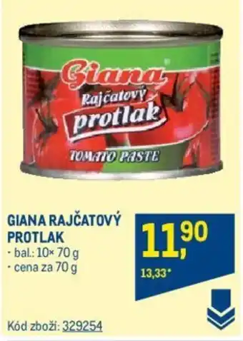Makro GIANA RAJČATOVÝ PROTLAK nabídka