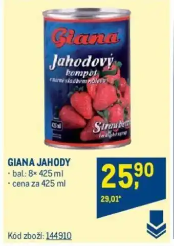 Makro GIANA JAHODY nabídka