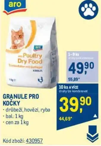 Makro GRANULE PRO KOČKY nabídka