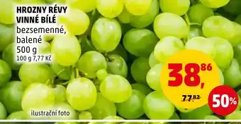 Penny Market HROZNY RÉVY VINNÉ BÍLÉ nabídka