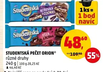 Penny Market STUDENTSKÁ PEČET ORION nabídka