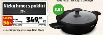 Penny Market Nízký hrnec s poklicí 28 cm nabídka