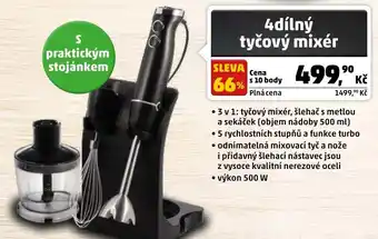 Penny Market 4dílný tyčový mixér nabídka