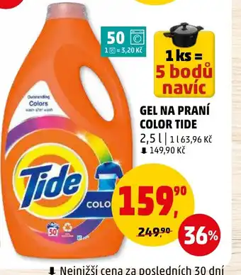 Penny Market GEL NA PRANÍ COLOR TIDE nabídka