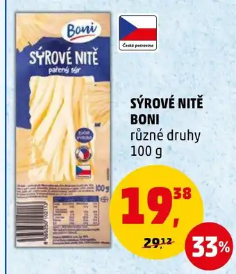 Penny Market SÝROVÉ NITĚ BONI nabídka