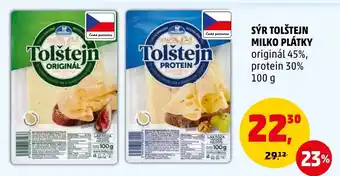 Penny Market SÝR TOLŠTEJN MILKO PLÁTKY nabídka