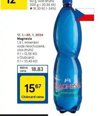 Tesco Magnesia nabídka