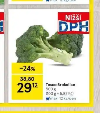 Tesco Brokolice nabídka