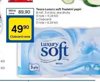 Tesco Tesco luxury soft toaletní papír nabídka