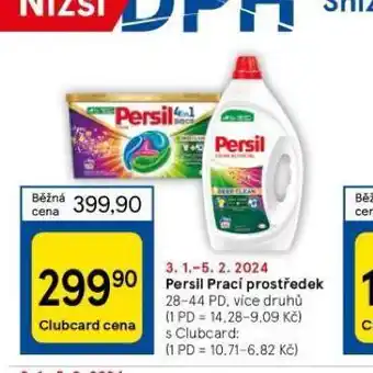Tesco Persil prací prostředek nabídka