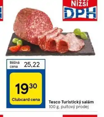 Tesco Turistický salám nabídka
