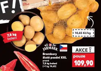 Kaufland Brambory žluté pozdní xxl nabídka