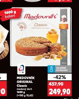 Kaufland Medovník originál nabídka
