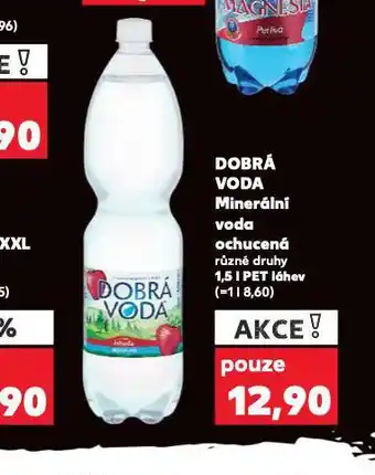 Kaufland Dobrá voda ochucená nabídka