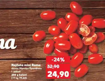 Kaufland Rajčata mini roma nabídka