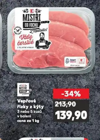 Kaufland Vepřové řízky z kýty nabídka