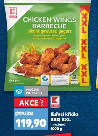 Kaufland Kuřecí křídla bbq xxl nabídka