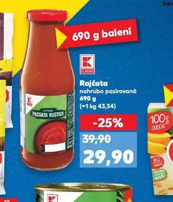 Kaufland Rajčata nahrubo pasírovaná nabídka
