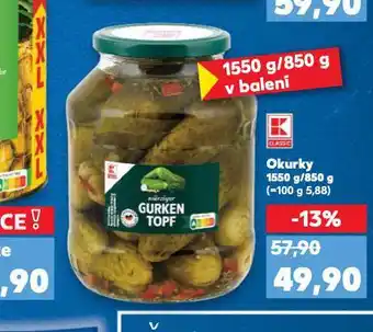 Kaufland Okurky nabídka