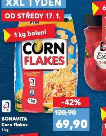 Kaufland Bonavita corn flakes nabídka
