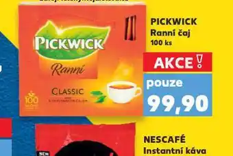 Kaufland Pickwick ranní čaj nabídka