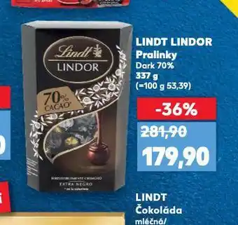 Kaufland Lindt lindor pralinky nabídka
